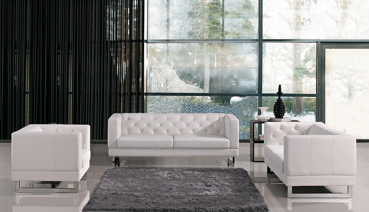 Vig Furniture Divani Casa Windsor Modern Tufted Eco Leather Living Picture 1 Of 4