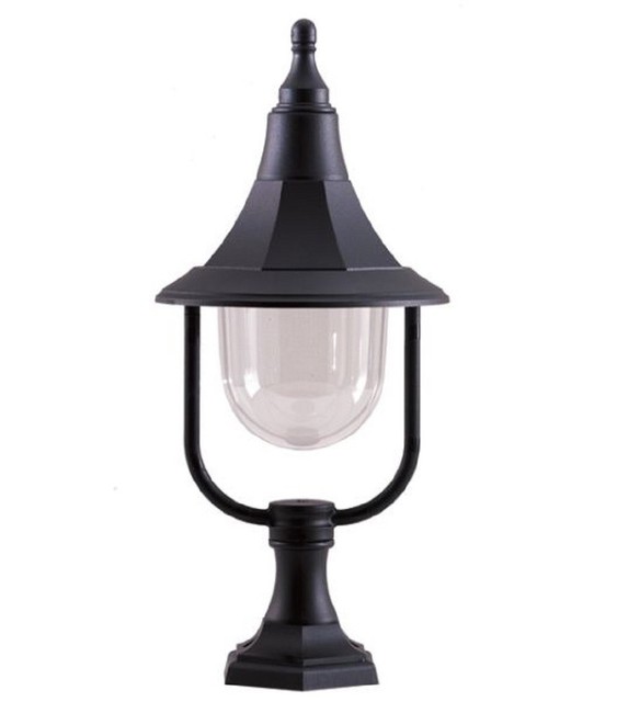 Elstead Lighting Shannon 1 Light Pedestal Elstead Shannon Ped 1 Light Outdoor Pedestal In Black