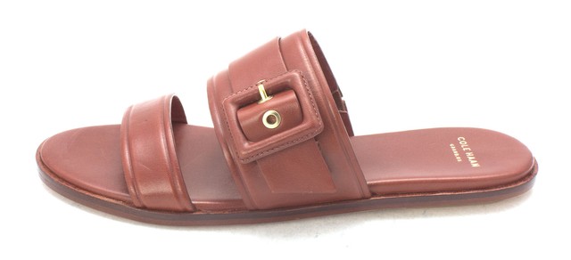 Cole Haan Womens 14A4043 Open Toe Casual Slide Sandals Brown Size 60 Cole Haan Womens 14A4043 Open Toe Casual Slide Sandals Brown Size 60
