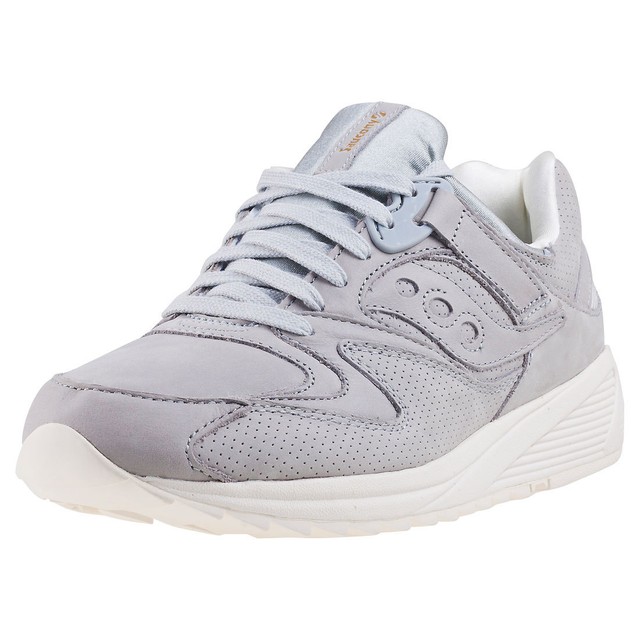 Saucony Grid 8500 Ht Da Uomo Grigio Pelle Nubuck Scarpe da GinnasticaUK 8 Saucony Grid 8500 Ht Da Uomo Grigio Pelle Nubuck Scarpe da GinnasticaUK 8