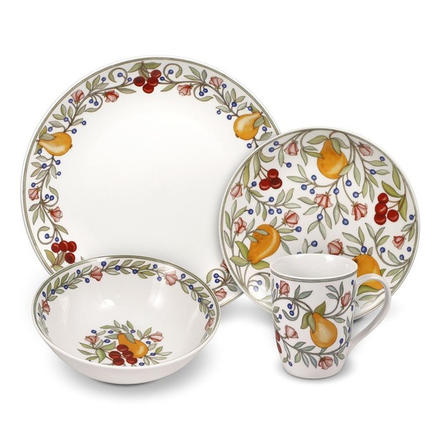 Pfaltzgraff Orchard Grove 16 Piece Dinnerware Set Service for 4 | eBay Pfaltzgraff Orchard Grove 16 Piece Dinnerware Set Service for 4 | eBay