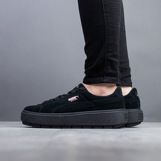 PUMA Platform Trace Sneaker da donna nero f01 PUMA Platform Trace Sneaker da donna nero f01