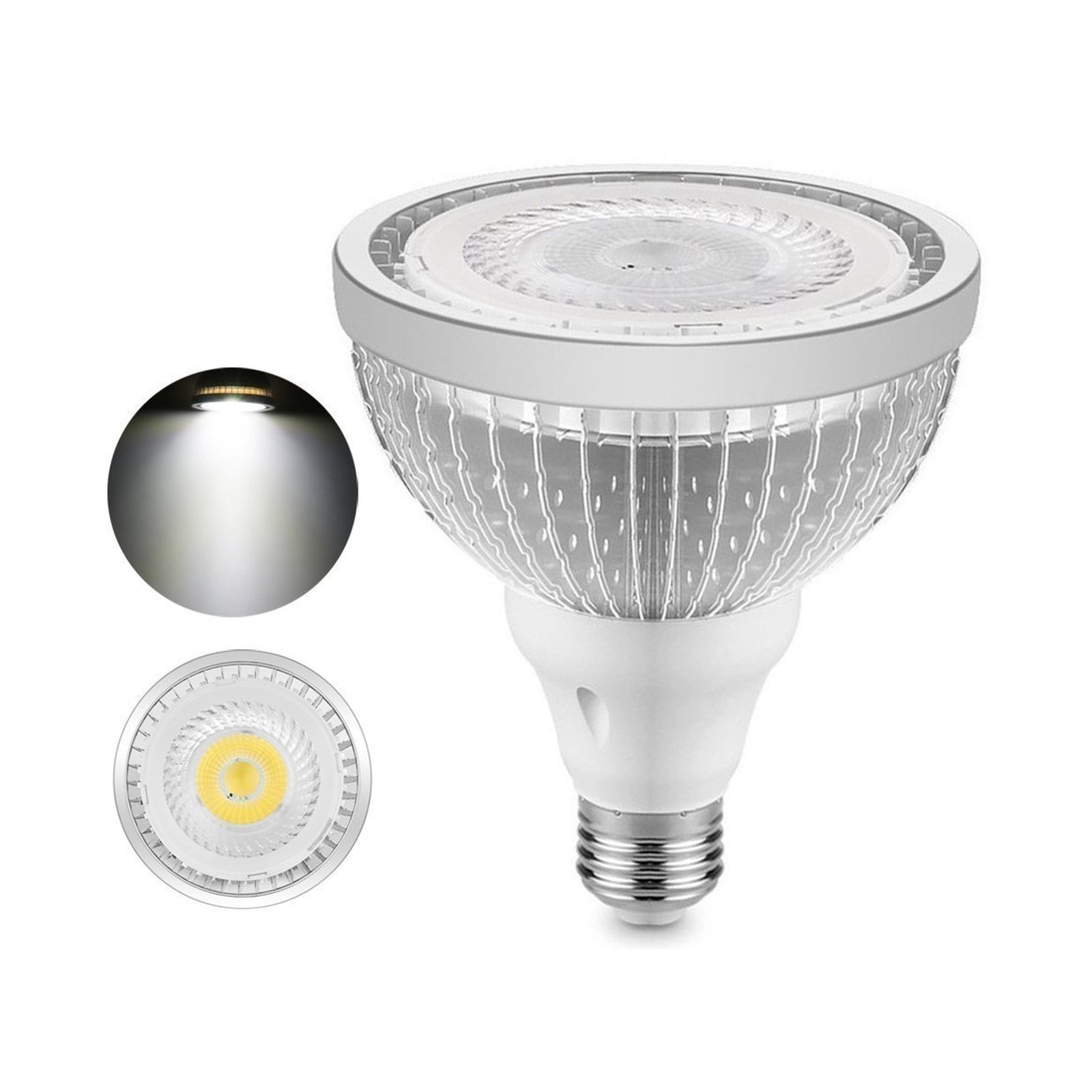 Powstro Par38 Led Flood Light Bulb 20w E27 Cob Spotlight Lamp 1600lm Picture 1 Of 8