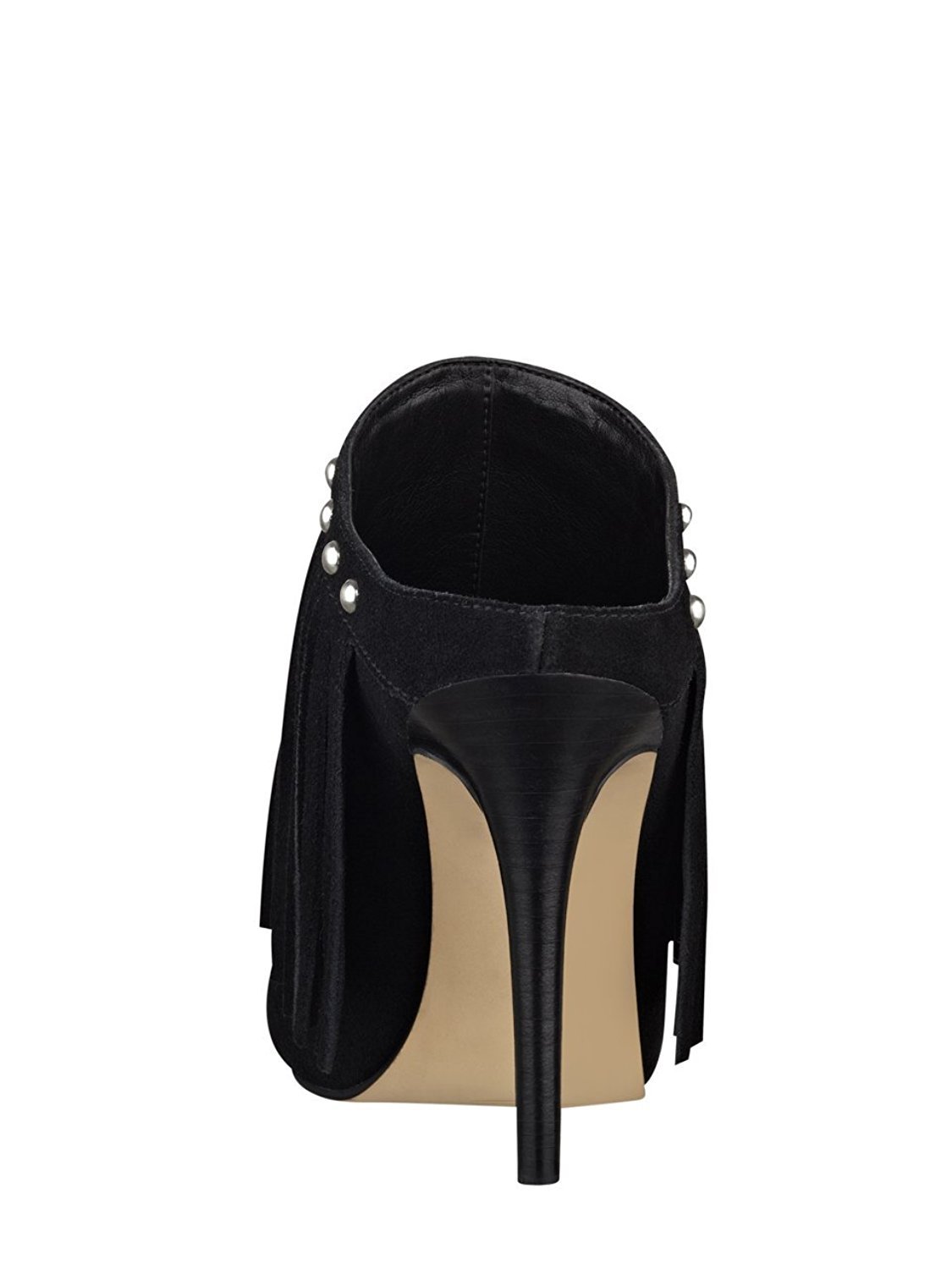 GUESS Womens ara Leather Peep Toe Classic Pumps Black Suede Size 7.5 GUESS Womens ara Leather Peep Toe Classic Pumps Black Suede Size 7.5