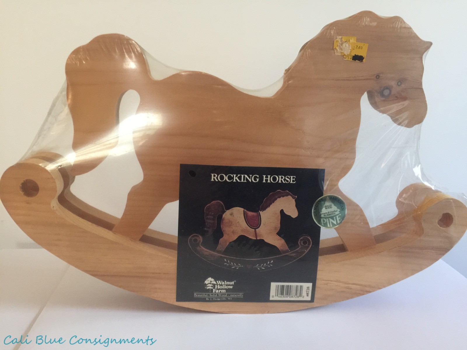 Walnut Hollow 16 Solid Unfinished Wood Pine Rocking Horse For Arts Picture 1 Of 4