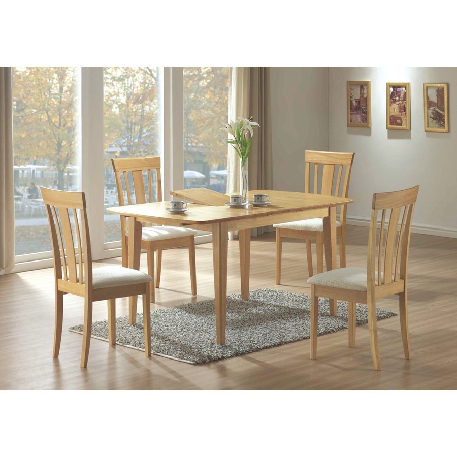 Mother Ideas 36 X 60 Dining Table With Leaf 5 Piece Caramel 36 X 60 Dining Table With Leaf Monarch Specialties Maple W 12 Erfly
