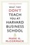 What They Don't Teach You At Harvard Business School by Mark H. McCormack.