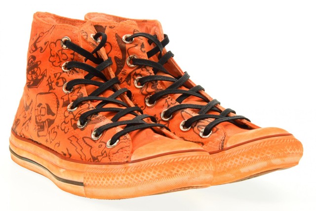 Converse scarpe unisex sneakers alte 156895C ORANGE PRINT SHARK P17 Converse scarpe unisex sneakers alte 156895C ORANGE PRINT SHARK P17