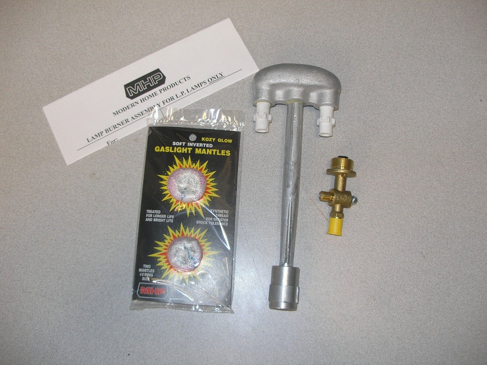 Mhp Charmglow Gas Lamp Repair Kit Mantels Burner Ng Valve Dmi N Picture 1 Of 2