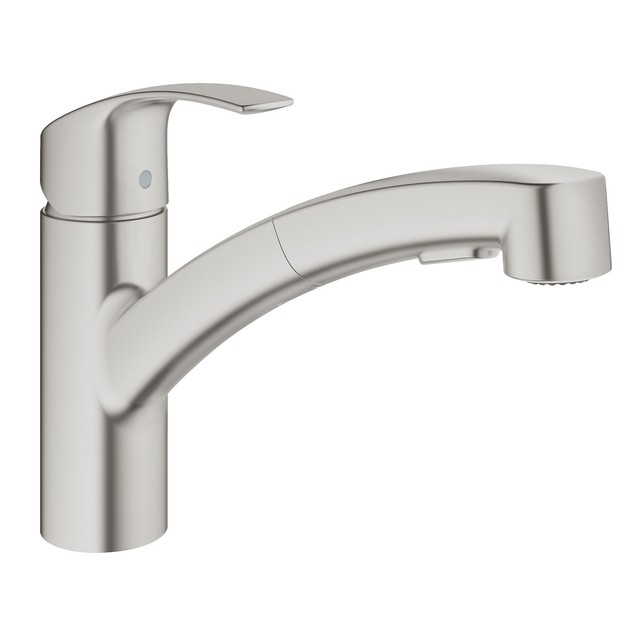 Grohe 30306dc0 Eurosmart Single Handle Kitchen Faucet Ebay Grohe 30306dc0 Eurosmart Single Handle Pull Out Sprayer Kitchen Faucet