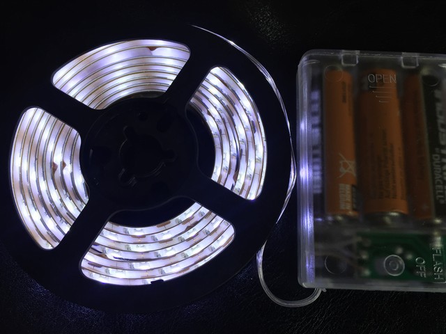 2m Long 120 White Led Aa Battery Powered Waterproof Light Strip 2m Long 120 White Led Aa Battery Powered Waterproof Light Strip