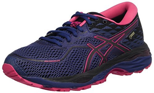 Asics Gel Cumulus 19 G TX Scarpe Running Donna Blu Indigo R5x Asics Gel Cumulus 19 G TX Scarpe Running Donna Blu Indigo R5x