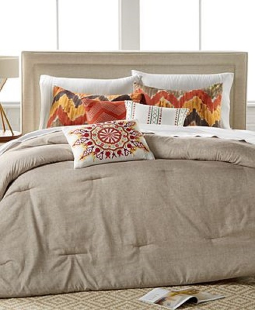 Hallmart Collectibles Cape Town 6 Pc Queen Comforter Set Beige Hallmart Collectibles Cape Town 5 Piece Queen Comforter Set Beige Bedding 6 E632