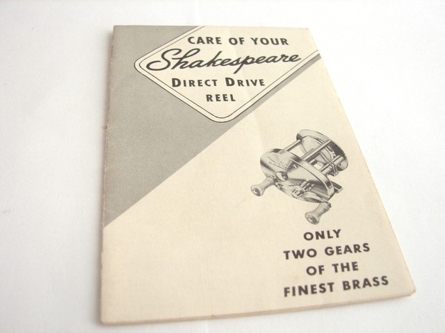 Shakespeare Deluxe Direct O Drive 1950 Model FE Fishing Reel Parts ... Shakespeare Deluxe Direct O Drive 1950 Model FE Fishing Reel Parts ...