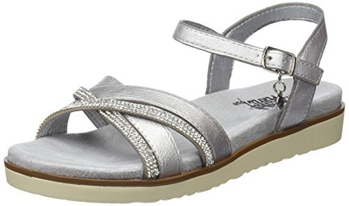 Argento 40 EU XTI 47664 Sandali con Cinturino Alla Caviglia Donna Scarpe 1wz Argento 40 EU XTI 47664 Sandali con Cinturino Alla Caviglia Donna Scarpe 1wz
