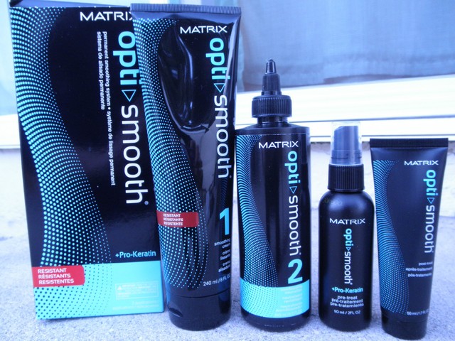 Matrix Opti Smooth Permanent Smoothing System Option Resistant Kit Matrix Opti Smooth Hair Straightener For Resistant Pro Keratin New