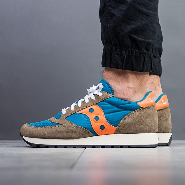 0368 TEA/OLIVE Scarpa unisex sneaker running Saucony 0368 TEA/OLIVE Scarpa unisex sneaker running Saucony