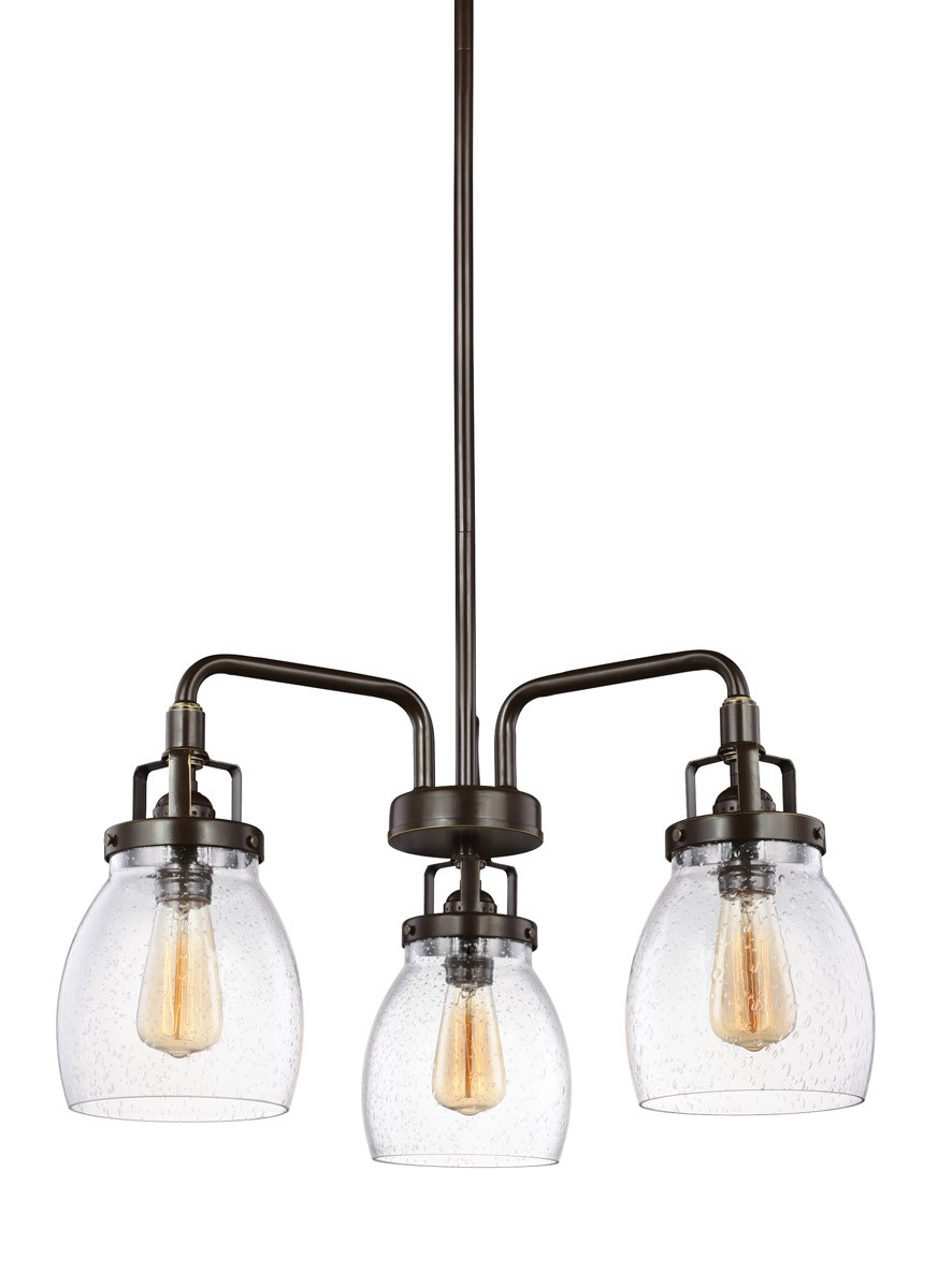 Sea Gull Lighting 3114503 782 Belton 3 Light Chandelier In Heirloom Picture 1 Of