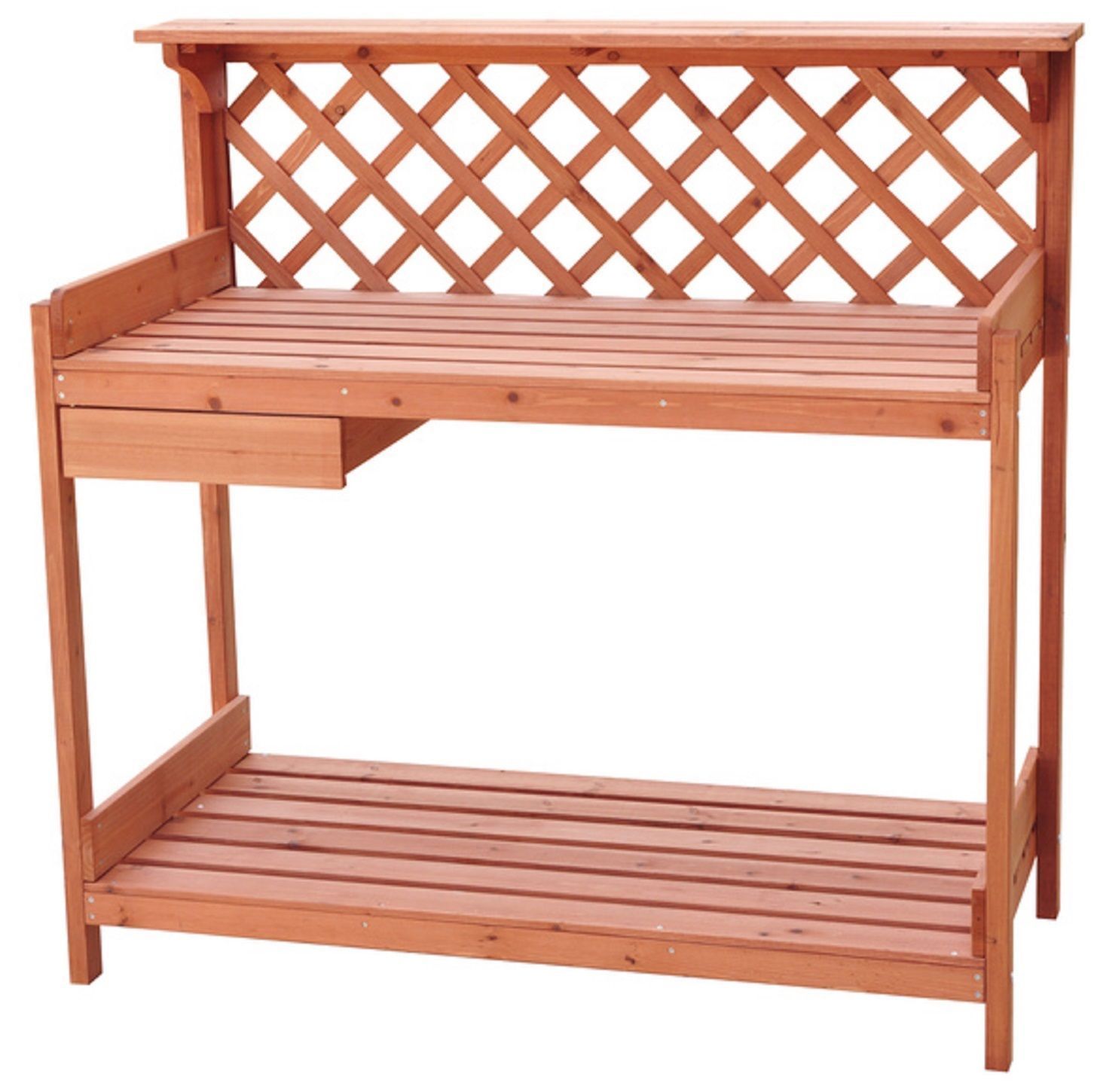 Gardeners Potting Bench Outdoor Work Table Garden Tool Storage Shelf Gardeners Potting Bench Outdoor Work Table Garden Tool Storage Shelf Flower Pot