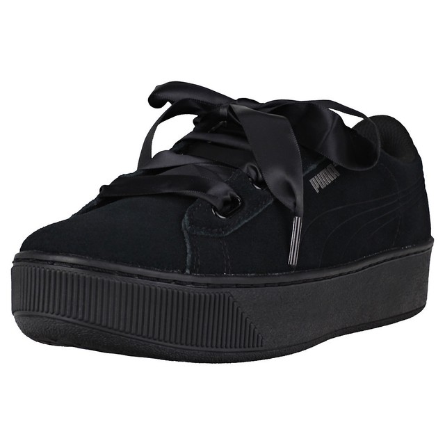 Puma Vikky Piattaforma multifunzione S Da Donna Nero Camoscio Scarpe Da Ginnastica UK 6 Puma Vikky Piattaforma multifunzione S Da Donna Nero Camoscio Scarpe Da Ginnastica UK 6