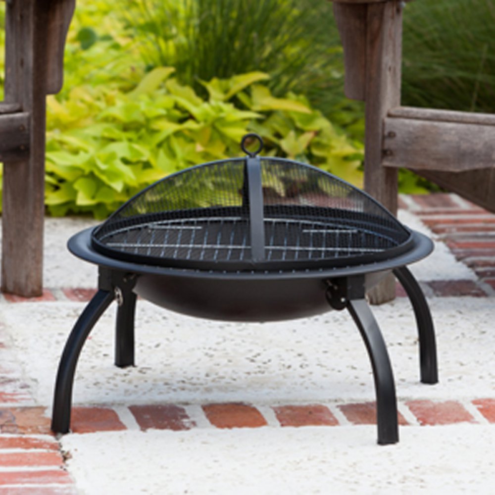 Fire Sense Fireplace Heater Bag Folding Steel Bowl Pit Portable Picture 1 Of 3