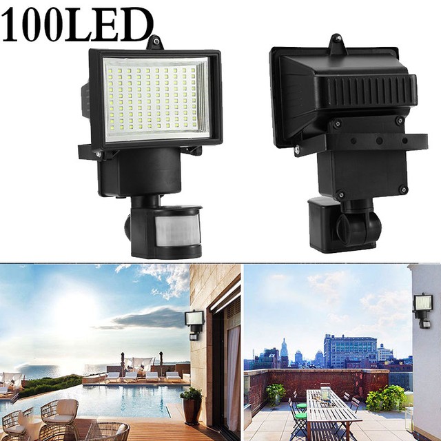 100 Led Solar Sensor Light Flood Security Powered Garden Motion 100 Led Solar Sensor Light Flood Security Powered Garden Motion Outdoor Lamp Uk