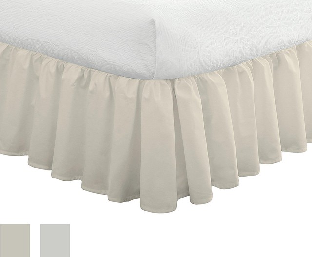 Fresh Ideas Bedding Ruffled Bedskirt Clic 14 Drop Length Fresh Ideas Bedding Ruffled Bed Skirt Clic 14 Drop Length Gathered Styling