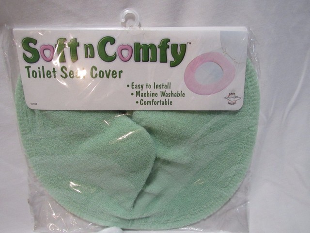 Warm N Comfy Soft Fabric Toilet Seat Cover Toilets Plumbing Fixtures Warm N Comfy Soft Fabric Toilet Seat Cover 7b2