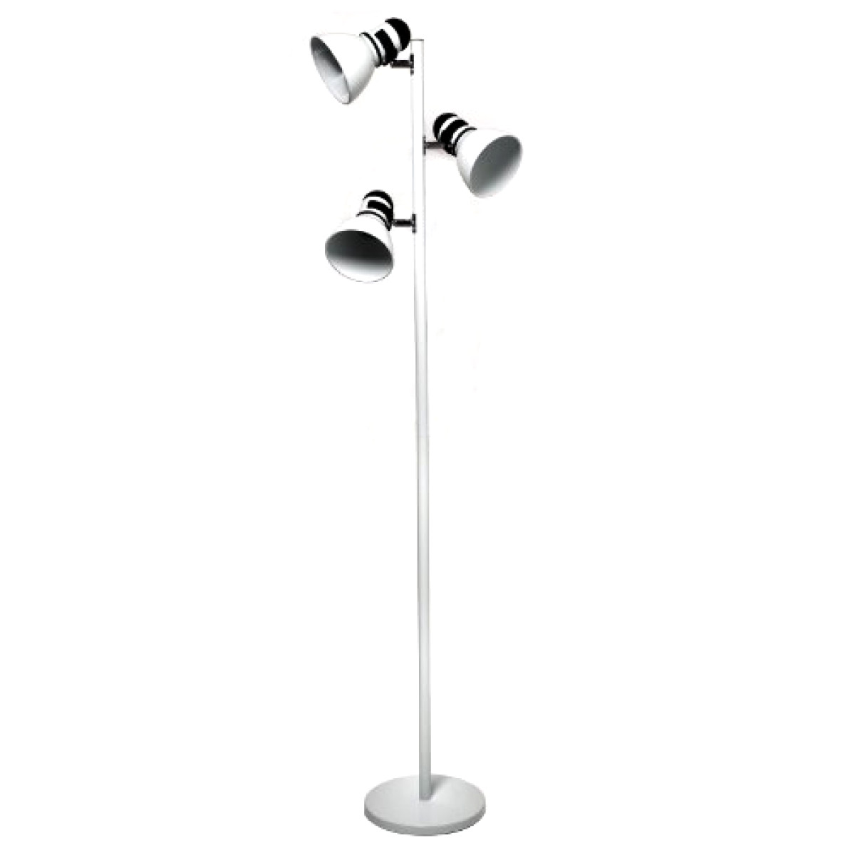 Boston Harbor Three Light Tree Lamp 65in White Floor Lamps Picture 1 Of 8