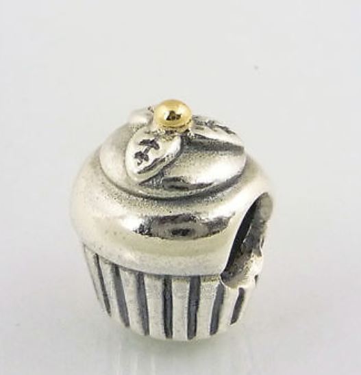 charm pandora cupcake charm pandora cupcake