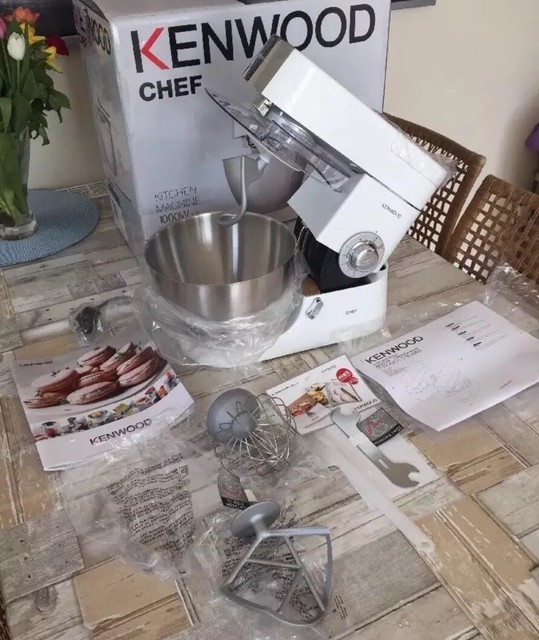 White Kenwood KMC515 Chef Premier Food Mixer 4.6l | eBay White Kenwood KMC515 Chef Premier Food Mixer 4.6l | eBay