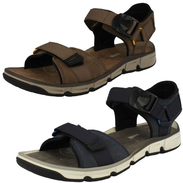 Clarks Da Uomo Pelle Nabuk parte Explore Sandalo Clarks Da Uomo Pelle Nabuk parte Explore Sandalo