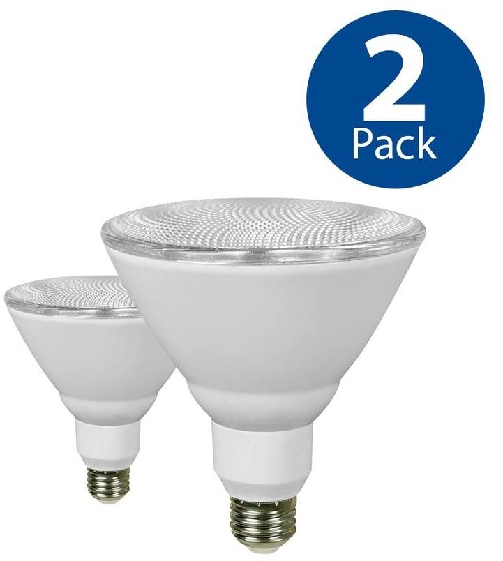 Utilitech 2 Pack 90 W Equivalent Daylight Par38 Led Light Fixture Picture 1 Of 5