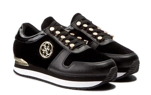 scarpa donna Guess roman cotton BLACK FLROM3FAB12BLACK.36 scarpa donna Guess roman cotton BLACK FLROM3FAB12BLACK.36