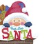 Reasoner Charles-Peek-A-Boo Santa BOOKH NEW