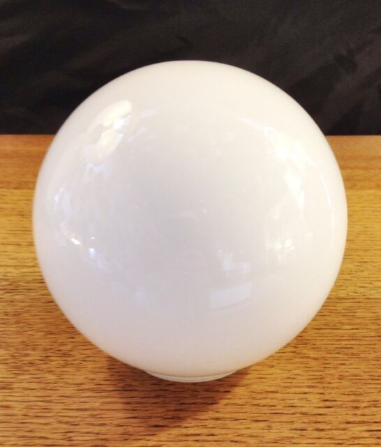 White Ball Clip on Replacement Glass Lamp Shade for ...