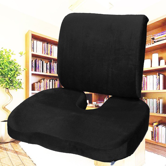 Memory Foam Coccyx Orthoped Seat Back Support Lumbar Cushion Office Memory Foam Coccyx Orthoped Seat Back Support Lumbar Cushion Office Chair Kz