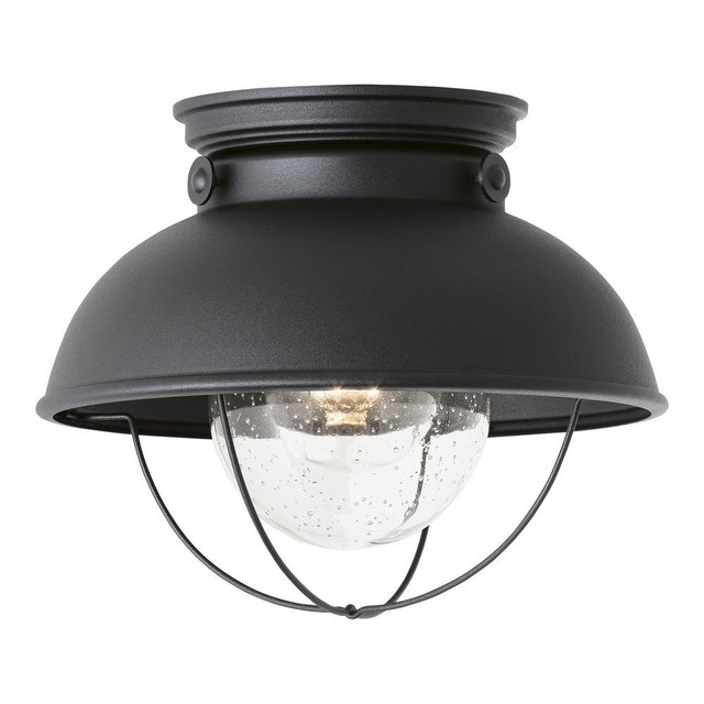 Sea Gull Lighting 8869 12 Sebring One Light Outdoor Flush Mount Sea Gull Lighting 8869 12 Sebring One Light Outdoor Flush Mount Ceiling