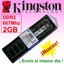 Memoria RAM 2GB DDR2 667 Mhz Kingston - ¡ Nueva !