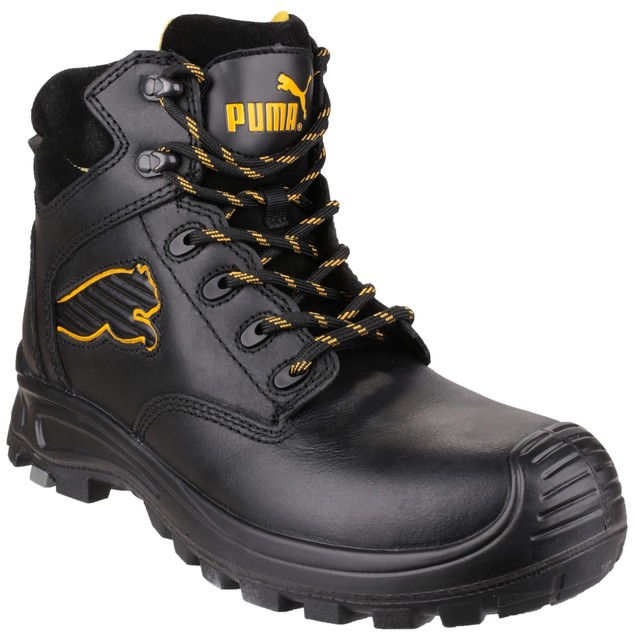 Puma Safety da uomo Nero Athletic sicurezza Boot VARIE MISURE Borneo met 630411 Puma Safety da uomo Nero Athletic sicurezza Boot VARIE MISURE Borneo met 630411