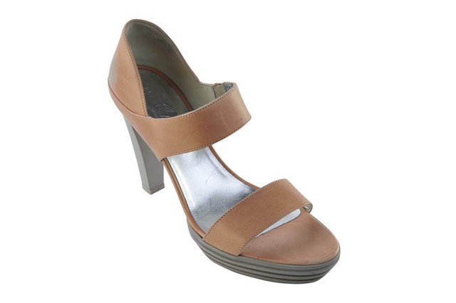 HOGAN IT scarpe donna pelle liscia 38.5 peeptoe beige HOGAN IT scarpe donna pelle liscia 38.5 peeptoe beige