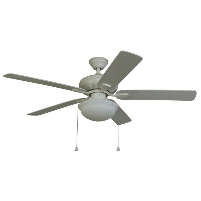 Harbor Breeze Caratuk River 52 In White Downrod Or Close Mount New Caratuk River 52 In White Indoor Downrod Close Mount Ceiling Fan Light Kit
