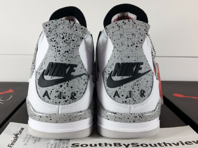 Nike Air Jordan 4 IV Retro OG White Cement 2016 840606-192 SIZE 9.5! USED! Nike Air Jordan 4 IV Retro OG White Cement 2016 840606-192 SIZE 9.5! USED!