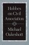 Hobbes on Civil Association, Michael Oakeshott, New Book