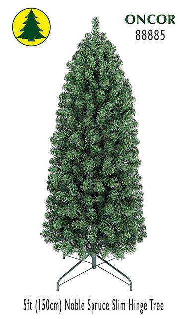 5ft Eco Friendly Oncor Slim Noble Spruce Christmas Tree 5ft Eco Friendly Oncor Slim Noble Spruce Christmas Tree