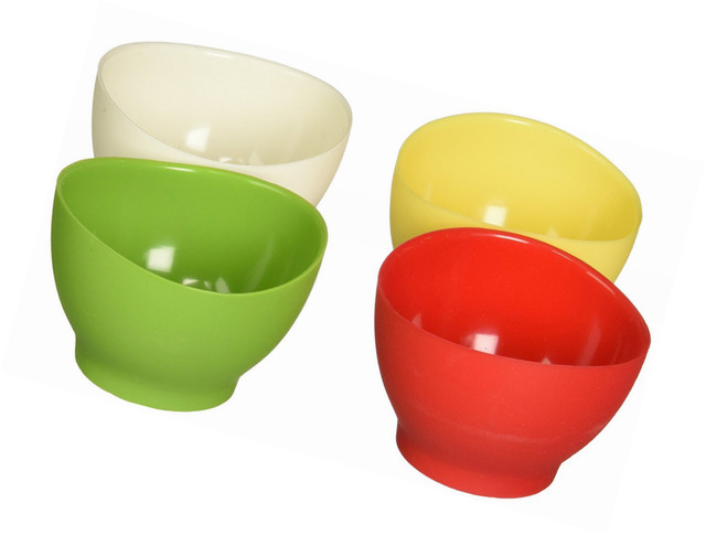 iSi Basics Flexible Silicone Pinch Bowl Set of 4 1 Each Red White ... iSi Basics Flexible Silicone Pinch Bowl Set of 4 1 Each Red White ...