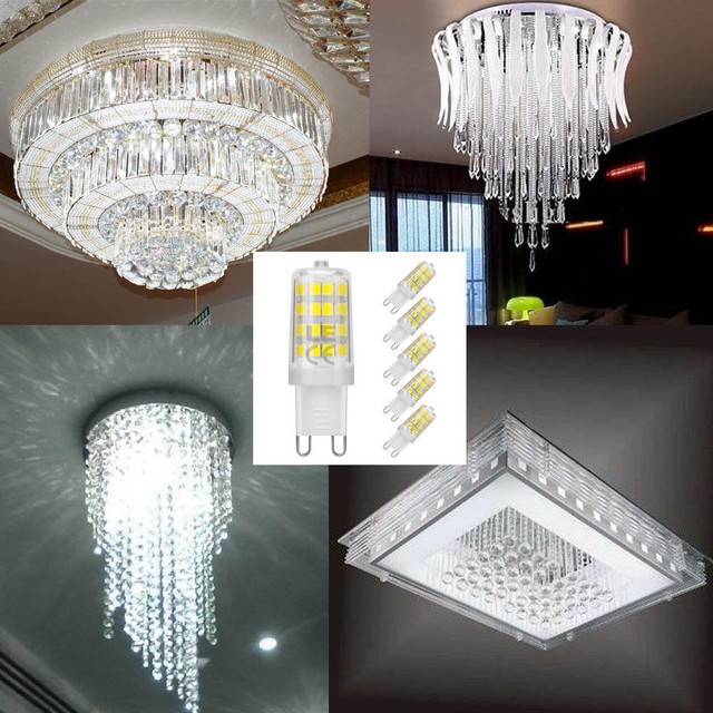 5x Le 5w G9 Led Light Bulbs Smd 2835 Daylight White Home Office 360 5x Le 5w G9 Led Light Bulbs Smd 2835 Daylight White Home Office 360 Beam Angle