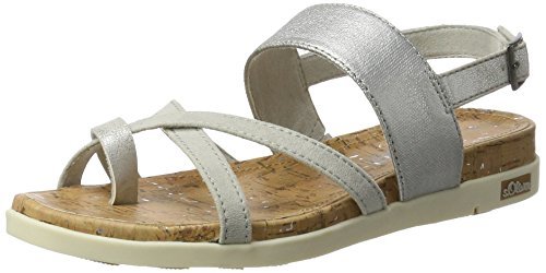 TG 39 EU sOliver 28116 Sandali con Zeppa Donna Grigio Lt Grey Comb P8Z TG 39 EU sOliver 28116 Sandali con Zeppa Donna Grigio Lt Grey Comb P8Z
