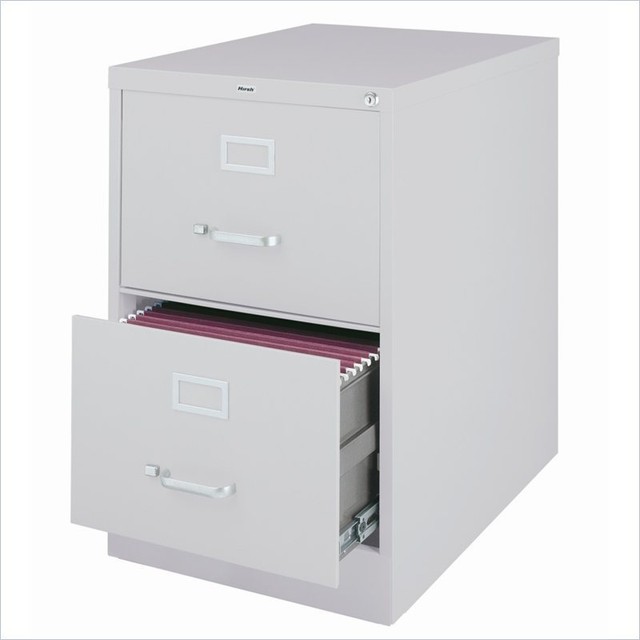 Hirsh Industries Llc 2500 Series 25 Deep 2 Drawer Legal File Filing Filing Cabinet File Storage Hirsh Industries 2 Drawer Legal In Gray