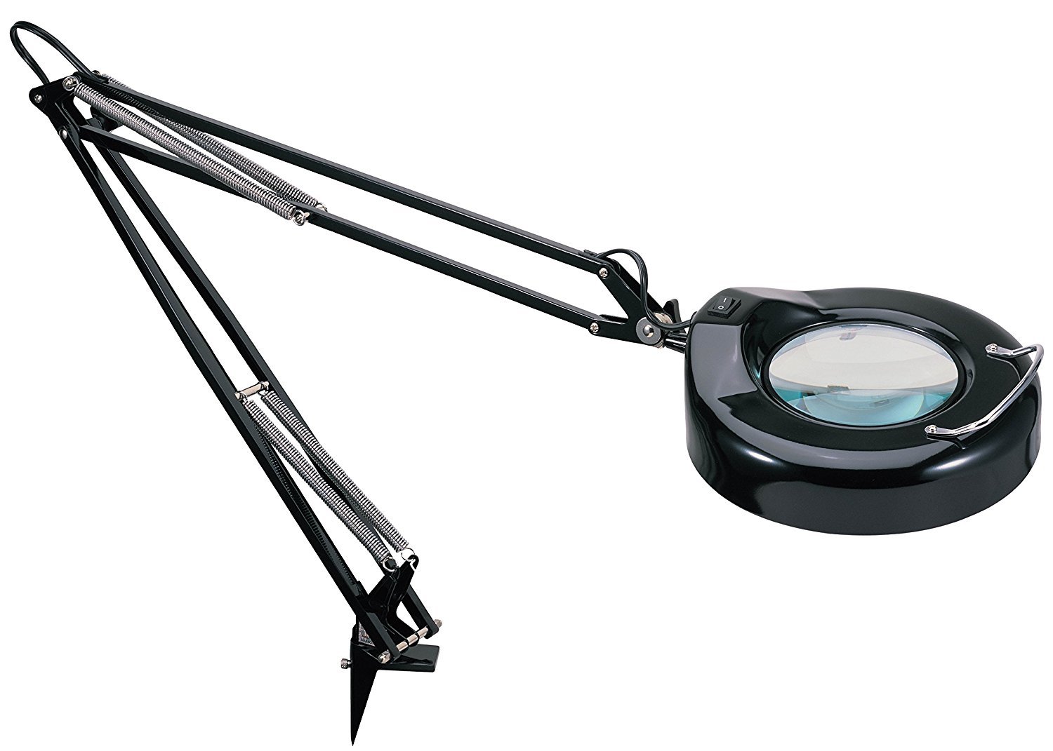 Desk Magnifying Lamp With Clamp Crafts Glass Loupe Lab Work Light Brand New T